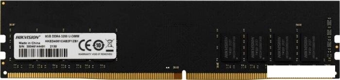 Оперативная память Hikvision 8ГБ DDR4 3200 МГц HKED4081CAB2F1ZB1/8G от компании 2255 by - онлайн гипермаркет - фото 1