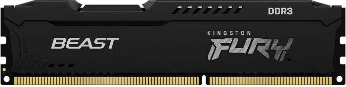 Оперативная память Kingston Fury Beast KF318C10BB/4 DDR3 -  1x 4ГБ 1866МГц, DIMM,  Ret от компании 2255 by - онлайн гипермаркет - фото 1