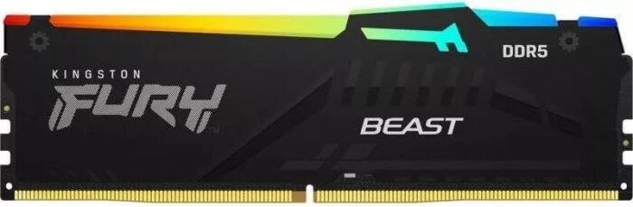 Оперативная память Kingston FURY Beast RGB 16ГБ DDR5 6000 МГц KF560C40BBA-16 от компании 2255 by - онлайн гипермаркет - фото 1