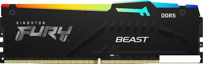 Оперативная память Kingston FURY Beast RGB 32ГБ DDR5 5600 МГц KF556C40BBA-32 от компании 2255 by - онлайн гипермаркет - фото 1