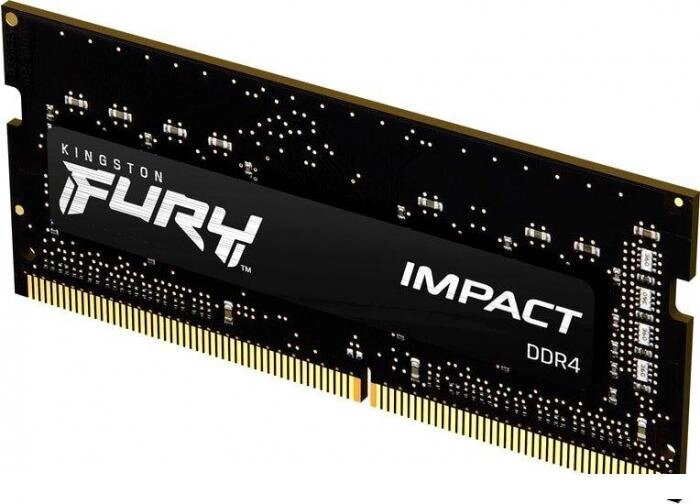 Оперативная память Kingston FURY Impact 16GB DDR4 SODIMM PC4-21300 KF426S16IB/16 от компании 2255 by - онлайн гипермаркет - фото 1