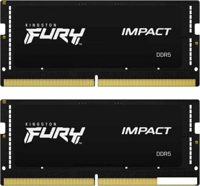 Оперативная память Kingston FURY Impact 2x8 ГБ DDR5 4800 МГц KF548S38IBK2-16 от компании 2255 by - онлайн гипермаркет - фото 1