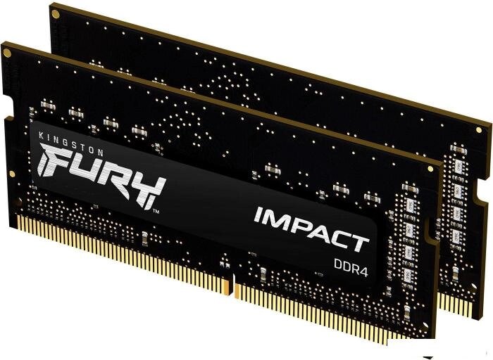 Оперативная память Kingston FURY Impact 2x8GB DDR4 SODIMM PC4-21300 KF426S15IBK2/16 от компании 2255 by - онлайн гипермаркет - фото 1