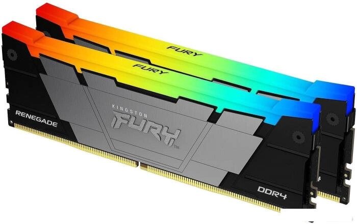 Оперативная память Kingston FURY Renegade RGB 2x16ГБ DDR4 3600МГц KF436C16RB12AK2/32 от компании 2255 by - онлайн гипермаркет - фото 1