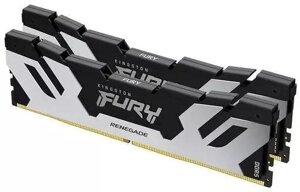 Оперативная память kingston fury renegade silver XMP DDR5 DIMM 6000mhz PC-48000 CL32 - 64gb (2x32gb) KF560C32RSK2-64