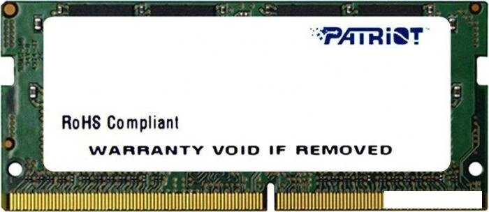 Оперативная память Patriot 8GB DDR4 SODIMM PS4-17000 [PSD48G213381S] от компании 2255 by - онлайн гипермаркет - фото 1