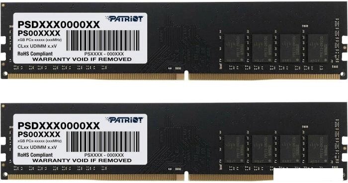 Оперативная память Patriot Signature Line 2x8GB DDR4 PC4-25600 PSD416G3200K от компании 2255 by - онлайн гипермаркет - фото 1