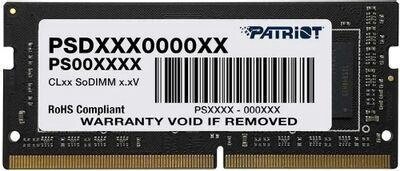 Оперативная память Patriot Signature PSD416G240081S DDR4 -  1x 16ГБ 2400МГц, для ноутбуков (SO-DIMM),  Ret от компании 2255 by - онлайн гипермаркет - фото 1