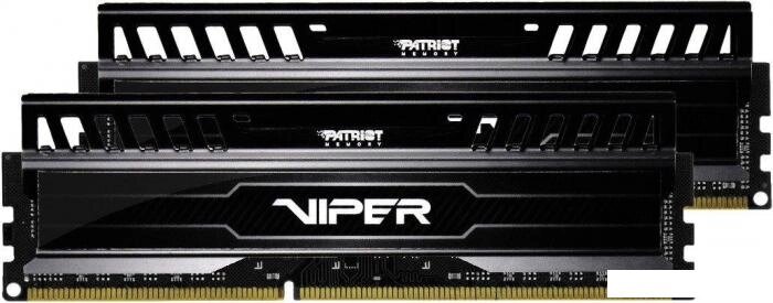 Оперативная память Patriot Viper 3 Black Mamba 2x4GB KIT DDR3 PC3-12800 (PV38G160C9K) от компании 2255 by - онлайн гипермаркет - фото 1