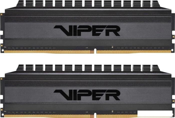 Оперативная память Patriot Viper 4 Blackout 2x16GB DDR4 PC4-25600 PVB432G320C6K от компании 2255 by - онлайн гипермаркет - фото 1