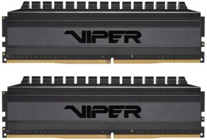 Оперативная память Patriot Viper 4 Blackout PVB432G300C6K DDR4 - 2x 16ГБ 3000МГц, DIMM, Ret