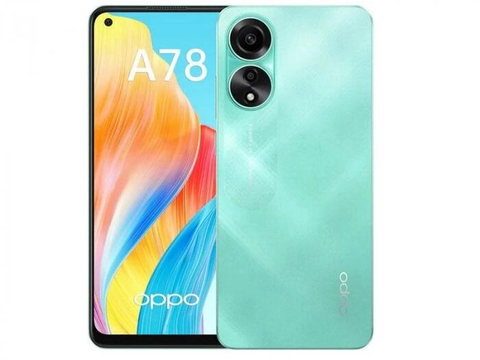 Oppo A78 8/128Gb Aqua Green от компании 2255 by - онлайн гипермаркет - фото 1