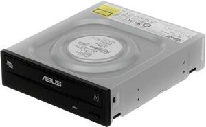 Оптический привод DVD-RW ASUS DRW-24D5mt/BLK/B/AS, внутренний, SATA, черный, OEM