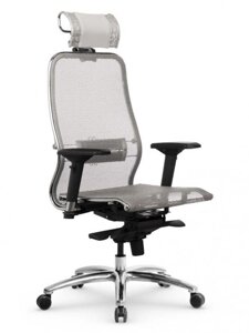 Ортопедическое офисное кресло компьютерное Метта Samurai S-3.04 MPES White