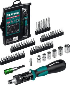 Отвертка с насадками Kraftool 25554-H55 z01, 55 предметов
