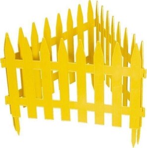 PALISAD Забор декоративный Рейка , 28 х 300 см, желтый 65000