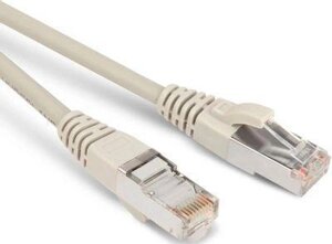 Патч-корд hyperline PC-LPM-STP-RJ45-RJ45-C5e-15M-LSZH-GY, вилка RJ-45, вилка RJ-45, кат. 5E, LSZH, 15м, серый