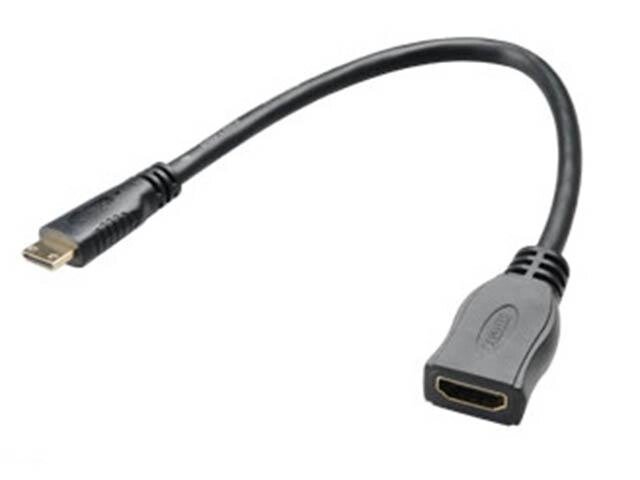 Переходник Akasa HDMI - Micro HDMI 25cm AK-CBHD09-25BK кабель адаптер конвертер от компании 2255 by - онлайн гипермаркет - фото 1