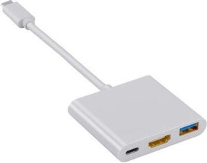 Переходник Buro USB Type-C (m) - HDMI (f), белый [bhp ret tpc-hdm]