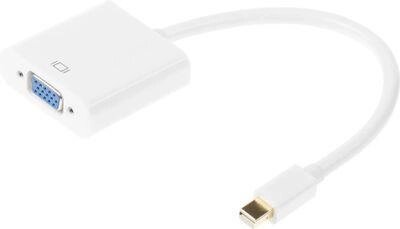 Переходник Display Port  miniDisplayPort (m) -  VGA (f),  белый от компании 2255 by - онлайн гипермаркет - фото 1