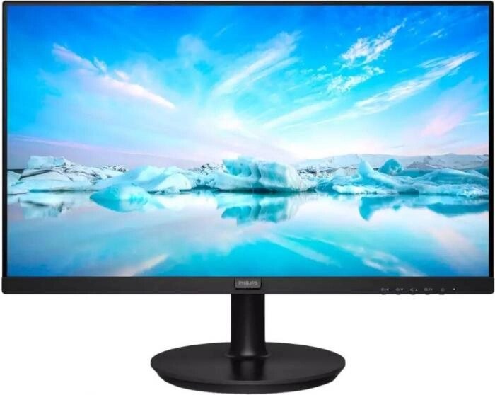 PHILIPS Монитор 23.8 241V8LAB/00 черный VA LED 1ms 16:9 HDMI матовая 3000:1 250cd 178гр/178гр 1920x1080 100Hz VGA от компании 2255 by - онлайн гипермаркет - фото 1