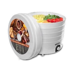 Электрическая сушилка для фруктов и овощей мяса рыбы яблок грибов ягод круглая электросушилка CENTEK CT-1660