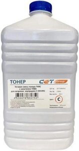 Тонер CET TF8C/TF8D, для Canon C3325i/3330i/3320, голубой, 463грамм, бутылка, девелопер