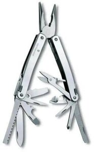 Мультитул Victorinox SwissTool Spirit X Plus Ratchet, 36 функций, серебристый [3.0236. l]