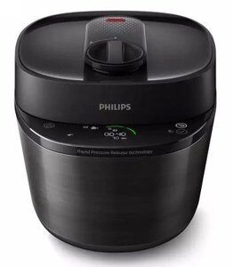 Мультиварка-скороварка Philips HD2151/40, 1000Вт, черный