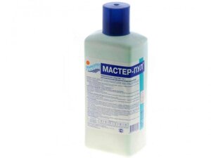 Жидкая химия для бассейнов безхлорное средство Маркопул-Кэмиклс Мастер-Пул 1л М20