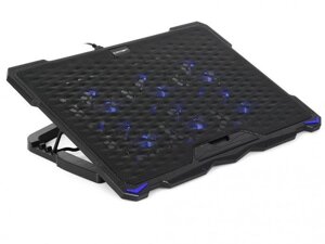 Охлаждающая подставка для охлаждения ноутбука Crown CMLS-403 вентилятор с led подсветкой синий