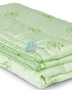 Одеяло бамбуковое двуспальное стеганое ОРИОН облегченное натуральное 170x205 зимнее хлопковое