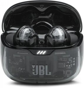 Наушники JBL Tune Beam Ghost, Bluetooth, внутриканальные, черный [jbltbeamgblk]