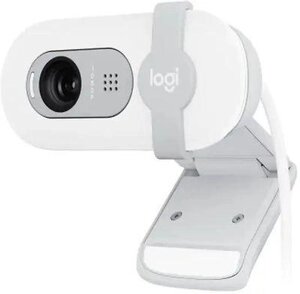 Web-камера Logitech HD Webcam Brio 100 Full, белый [960-001618]