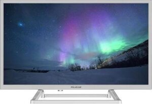 24" Телевизор POLARLINE 24PL52TC, HD, белый