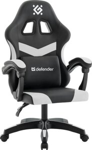 Игровое (геймерское) кресло Defender Runa (черный/белый)