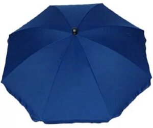 Зонт пляжный усиленный антиветер складной большой от солнца для дачи стола GREEN GLADE A1191 синий с наклоном