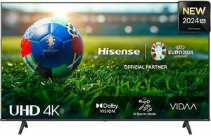 Телевизор 43 дюйма HISENSE 43A6N SMART TV 4K Ultra HD безрамочный