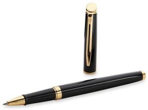 Ручка роллер Waterman Hemisphere (CWS0920650) Mars Black GT F чернила черн. подар. кор.