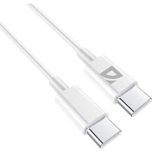 Defender F182 USB Type-C - USB Type-C PD 60W 1m White 87508