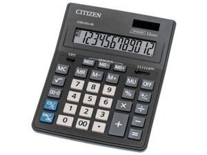 Калькулятор Citizen Bussiness Line CDB1201-BK - двойное питание