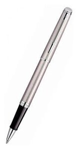 Ручка роллер Waterman Hemisphere (CWS0920450) Steel CT F чернила черн. подар. кор.