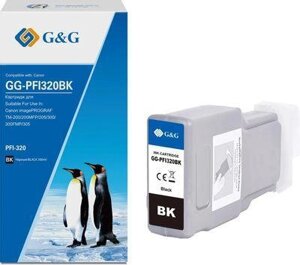 Картридж G&G GG-PFI320BK, PFI-320BK, черный / GG-PFI320BK