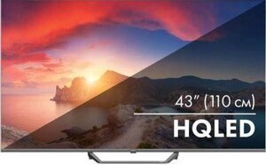 43" Телевизор HAIER Smart TV S2 Pro, QLED, 4K Ultra HD, серый, СМАРТ ТВ, Android TV