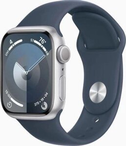 Смарт-часы Apple Watch SE 2023 A2723, 44мм, синий/серебристый [mrw03ll/a]