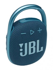Маленькая блютуз портативная колонка JBL Clip 4 Blue JBLCLIP4BLU беспроводная Bluetooth