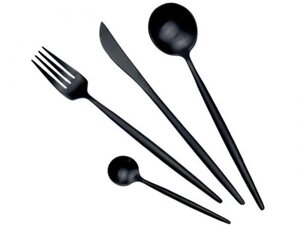 Набор столовых приборов Xiaomi Maison Maxx Stainless Steel Modern Flatware Set Black