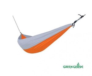 Подвесной туристический тканевый гамак для дачи GREEN GLADE G-041 походный уличный