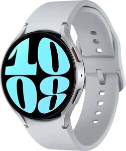 Смарт-часы Samsung Galaxy Watch 6 44мм, 1.5", серый/серебристый [sm-r940nzsacis (kz)]