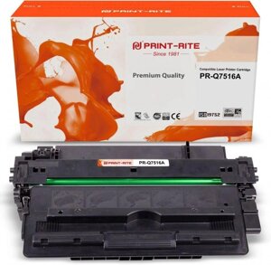 Картридж PRINT-RITE PR-Q7516A, TFH415BPU1J, черный / PR-Q7516A